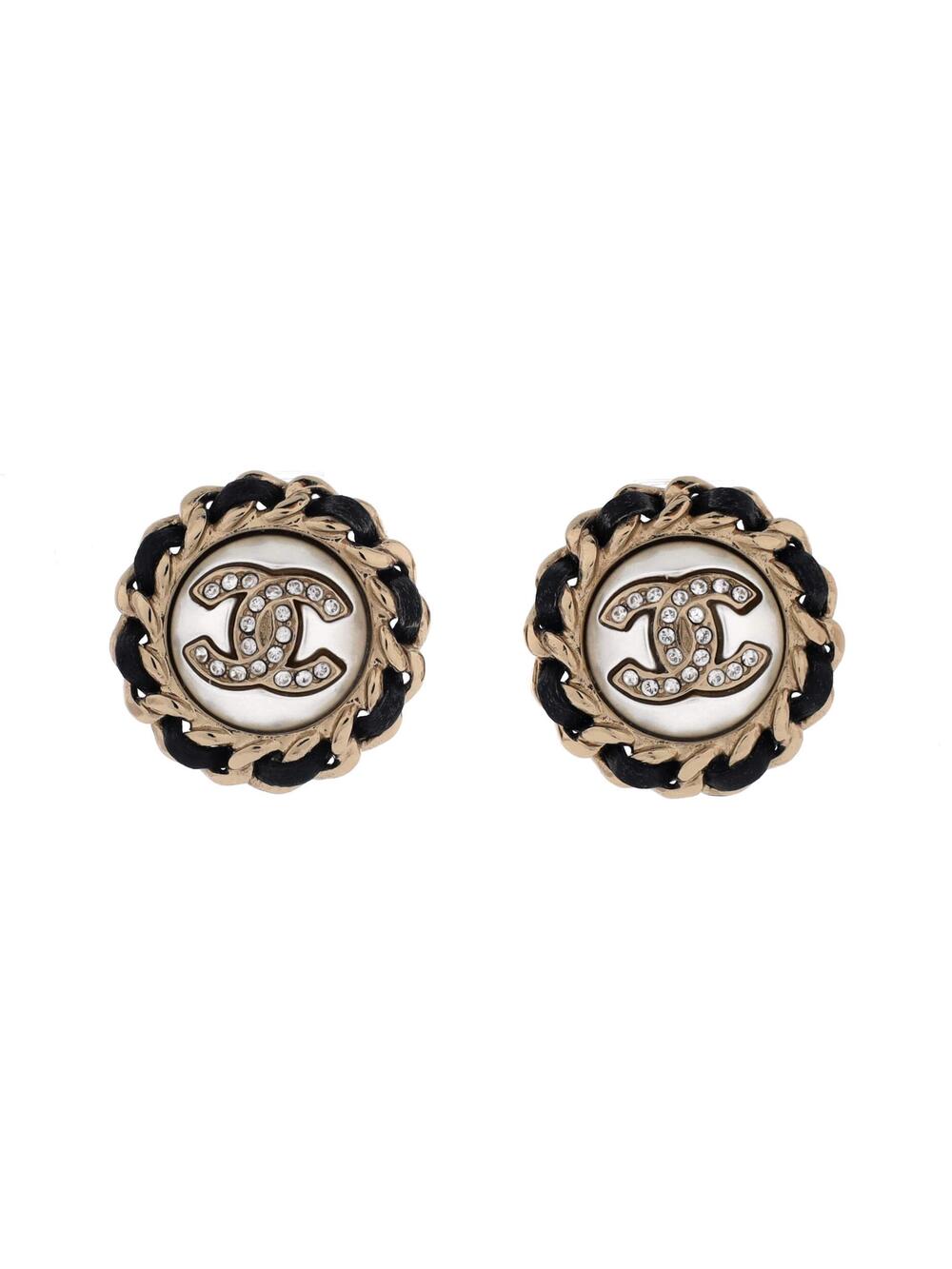 Chanel Chain Around Cc Stud Earrings #285372C72B